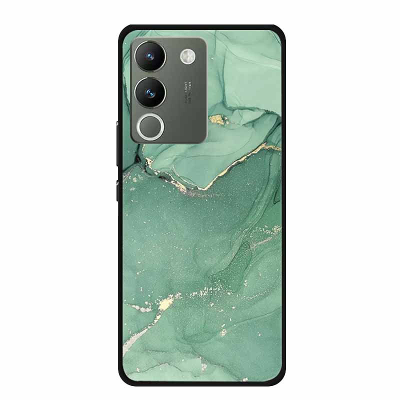 For Vivo V30 Lite 5G Case 6.67" Soft Silicone Marble TPU Phone Bag for vivo V30 Lite 5g V2314 Covers Luxury Protector V30Lite