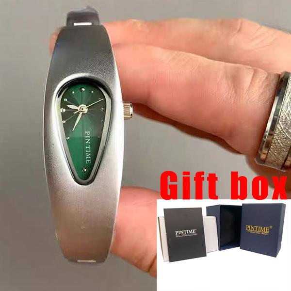 Y2K Armbanduhr in Tropfenform Armbanduhr Damen Paar Leichter Luxus Älteres Gefühl Antiker Stil Geschenk Damen Quarz-Armbanduhr