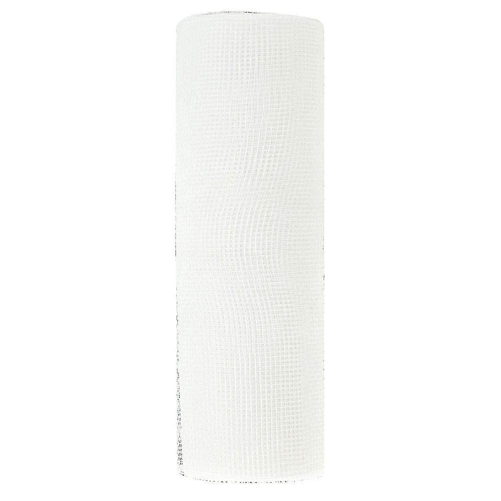 

10 дюймов/26 см упаковочная сетка 10 ярдов рулоны декоративных сеток белый