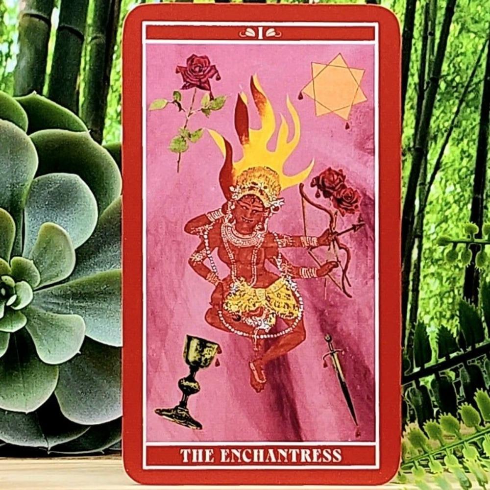 Goddess of Love Tarot: A Deck for Embodying The Erotic Divine Feminine 78 Pcs Cards 10.3*6cm