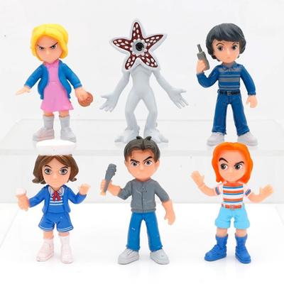 9cm New 6Pcs/Set Strange TV Plays Will Byers Eleven Action Figure Cute Doll Collection Model Toys Birthday Party Gifts