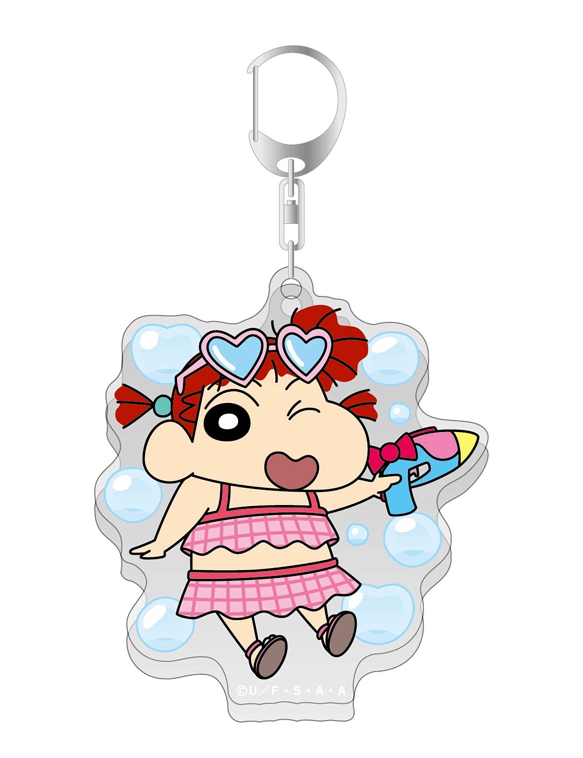 

Crayon Acrylic Keychain Kasukabe Defense Force Shin-chan Water! Nene-chan