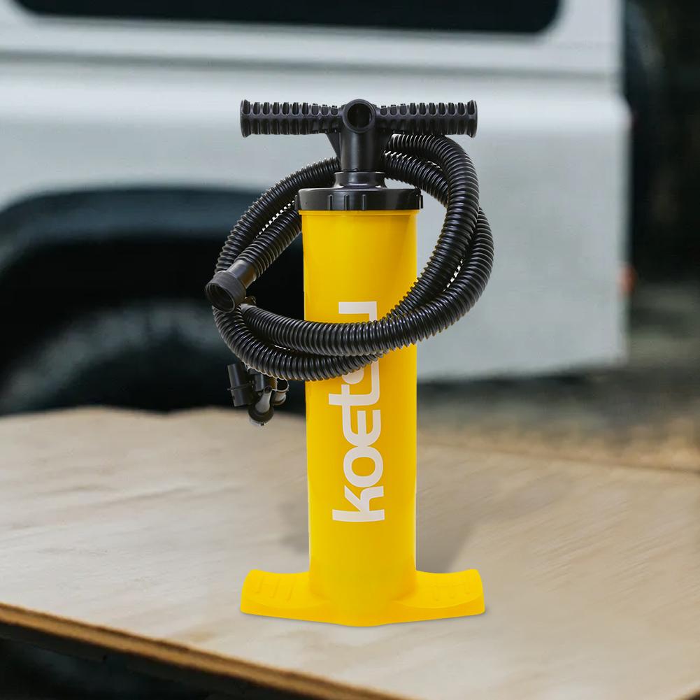 Bomba de Inflação de Ação Dupla 4L Bomba de Mão Portátil Inflador de Ar Manual Bomba Manual para Prancha de Surf para Caiaque Inflável Prancha de Surf