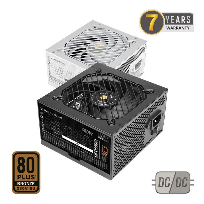 Alimentation PC ATX - MARS GAMING - MPB650SI - 650W - 80Plus Bronze - Silence Extrême