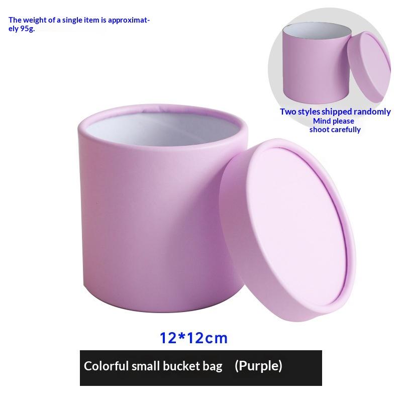 12X12Cm Στρογγυλό Κουτί Λουλουδιών Σχηματισμένο Κουτί Δώρου Διατηρημένο Μπουκέτο Κομψό Κουτί Για Γαμήλιο Πάρτι Συσκευασία Δώρου Τριαντάφυλλο Διακόσμηση