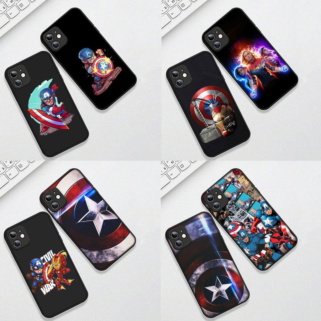Captain America Marvel Shield Phone Cover for Huawei P30 P20 Mate 10 20 Lite Pro Y7 Y8S Y9A Y9 Prime P Smart 2019 Soft Case