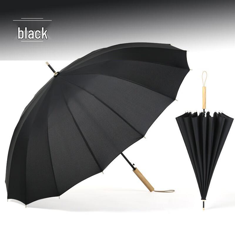 Nanqiao Retro Chinese Bamboo Leaf Manual Umbrella