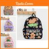Fun Capybara Inspired Children Backpack Ample Space Lightweight Design For School