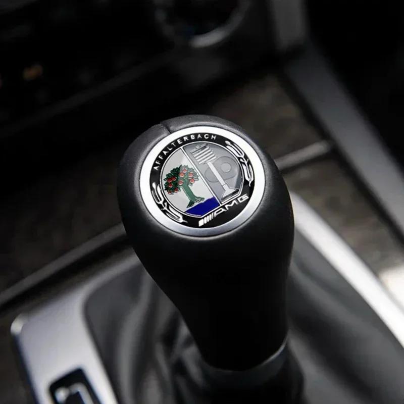 Neu Für Mercedes Benz Auto Schalthebel Dekoration Schalthebelkopf Emblem Aufkleber Für Mercedes Benz AMG W204 W205 W203 W211 W212 W213