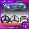 2025 Hot For Mercedes Benz Chrome Black OE Style Emblems For Mercedes Benz B C GLK W245 W204 X204 High Quality ABS Front Grill I