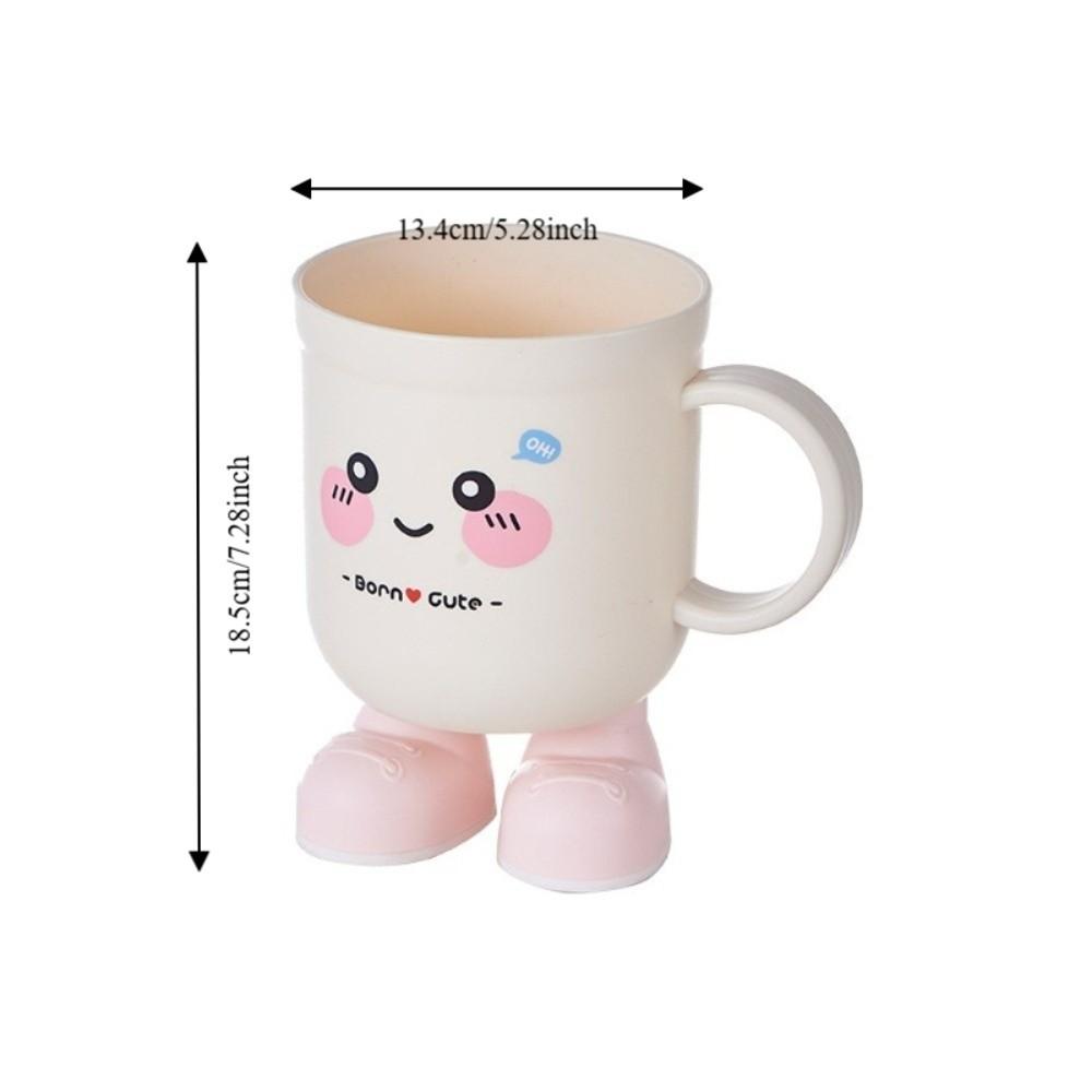 Lovely Couple Toothbrush Cup PP Tooth Brushing Cup Student Mouthwash Cup  Home
