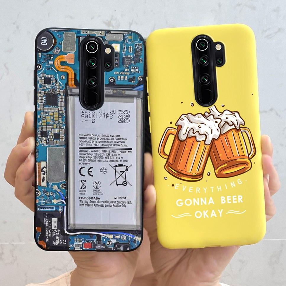 Für Xiaomi Redmi Note 8 Pro Hülle Mode Mädchen Weiche Silikon Rückseite Für Redmi Note 8Pro 8 pro Niedliche Cartoon Handyhülle Fundas