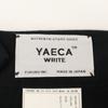 YAECA 97663 Black Silk-blend Cotton Pants Bottoms M blackUsed