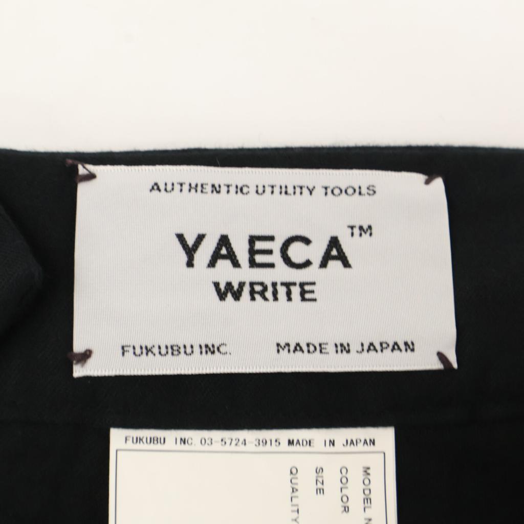 YAECA 97663 Black Silk-blend Cotton Pants Bottoms M blackUsed
