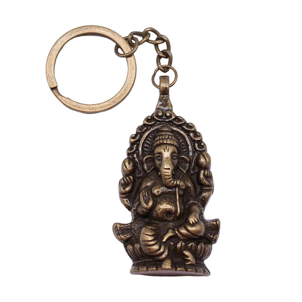 Pendants Elephant Charm Keychain Animal Theme Key Ring 28mm
