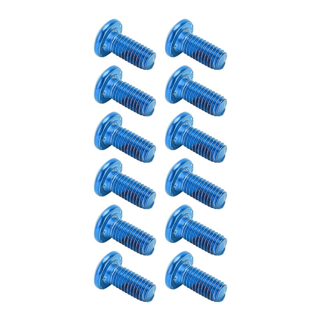 BOLANY 12pcs Mountain Bike Disc Brake Rotor Bolts Screws Alloy Steel Disc Rotor Screws