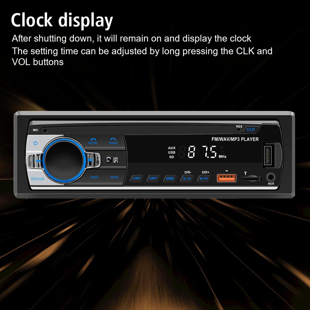Car Radio Car Accessories USB TF FM Receiver Digital BT Audio Music Stereo Car MP3 Player Remote Control