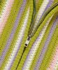 Wkndrs Stripe Knitted Zipup (Green)