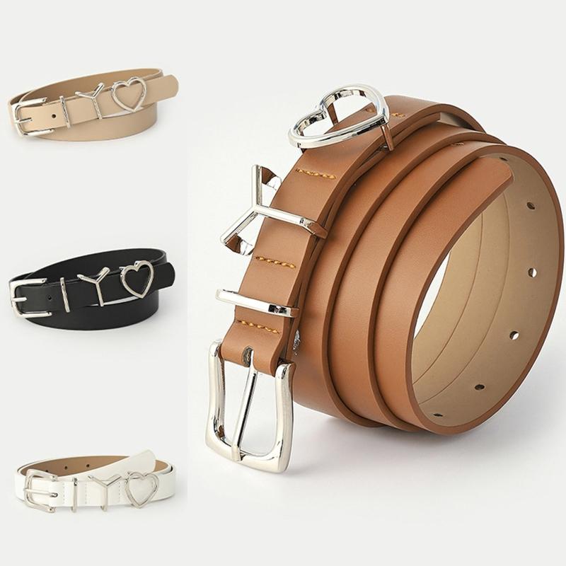 Waist Strap for Women PU Leather Adjustable IYO Buckle Waist Chain Hip Hop Jean Chain Women Summer Skirt Dress Decors