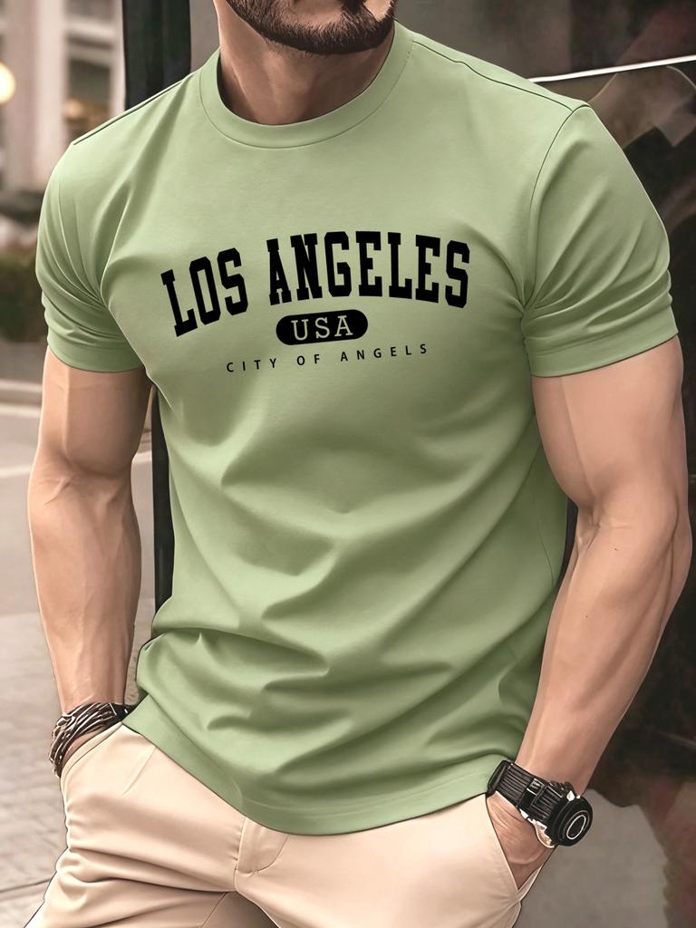 About Usa Art Letters Print Men Retro TShirt Casual Cotton T Shirts Loose Hip Hop Clothes Male ONeck Comfortable Short Sleeve