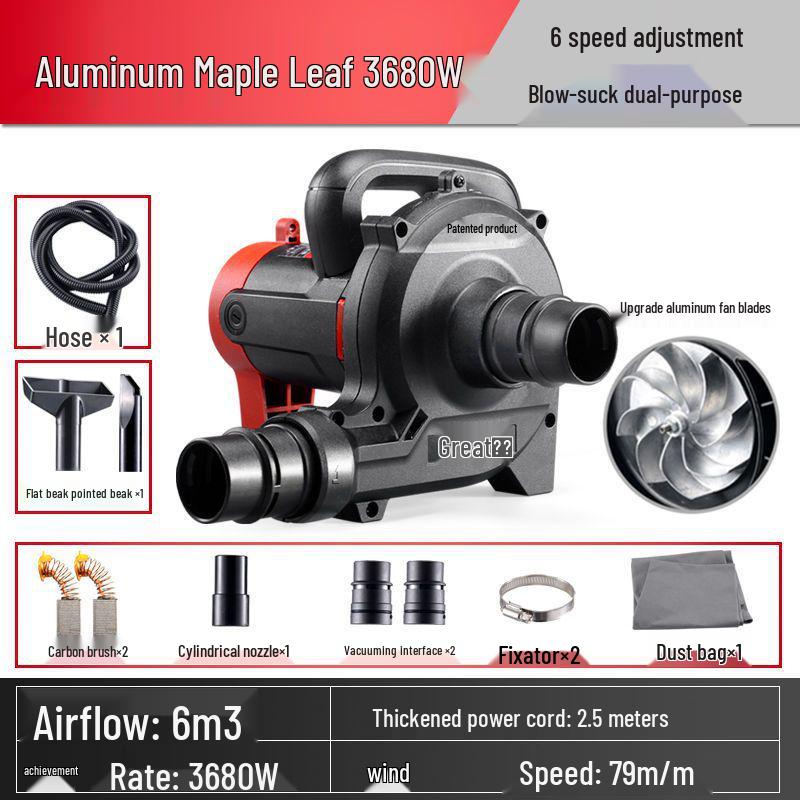 High-Power Industrial Vacuum Cleaner & Dust Collector for Woodworking and Grinding