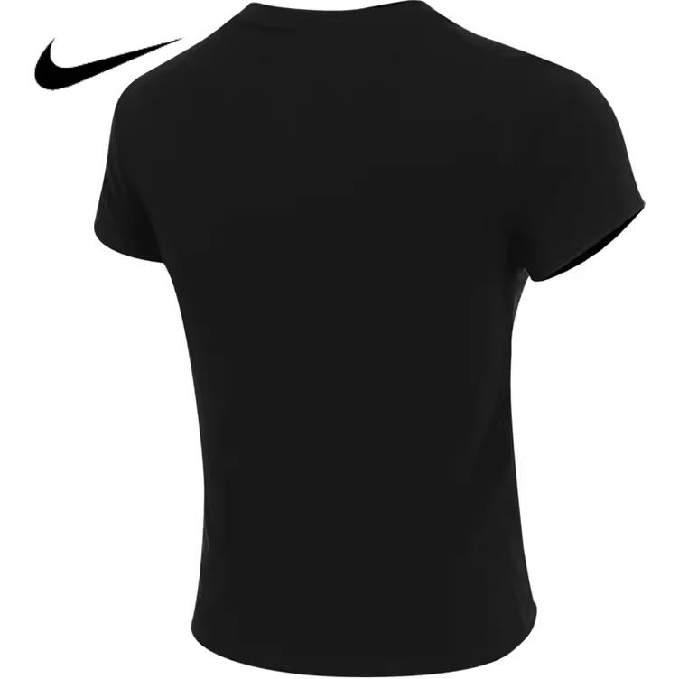 Nike Koszulka sportowa damska Czarna/Biała FV5509-010