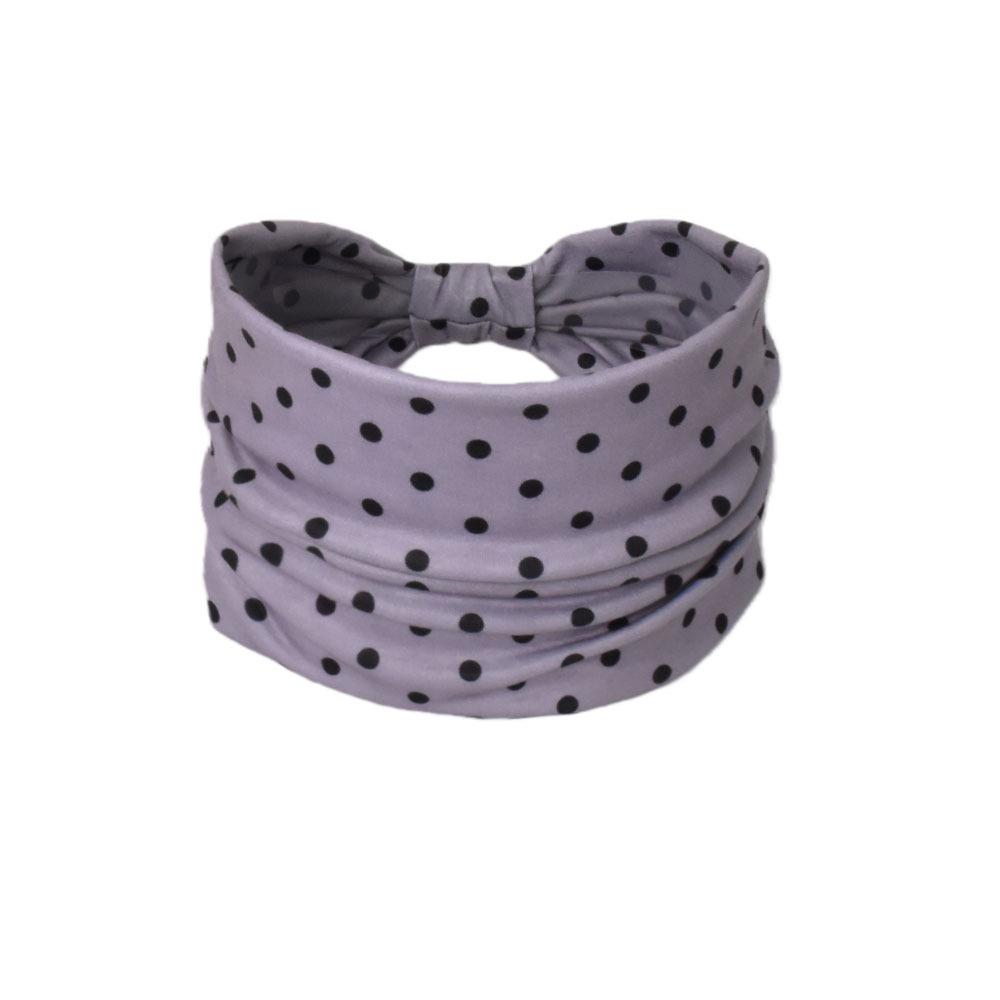 Women's Paisley Sport Yoga Headband - Sweat-Absorbing, Elastic Cotton, Bohemian Style