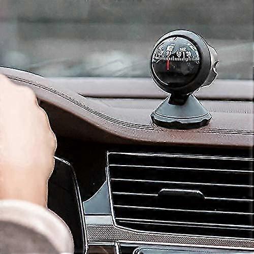 Portable Car Compass, High Precision Car Dash Compass Outdoor Guide Ball for Car Vehicle Sea Marine Boat Ship Trip