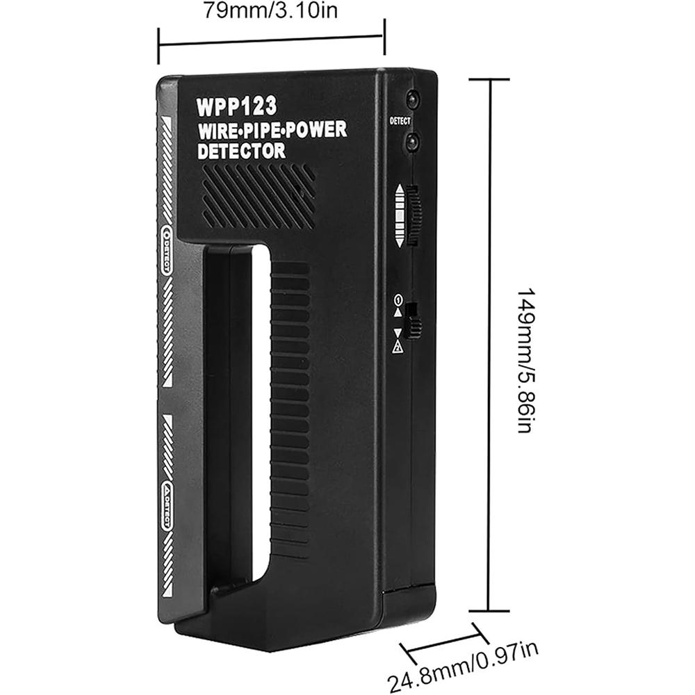 WPP123 Nástěnný skener Detektor kovů Ukazatel AC drát Detekce kovu Detektor kovů Upozornění Potrubí Napájení Vysoká citlivost