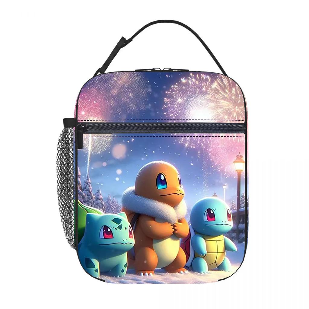 Cartoon Large-Capacity Lunch Box Bag, Thermal Insulation Bag, Portable Bento Bag, Student Thickened Aluminum Foil Lunch Bag