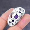 Amethyst Handmade 925 Sterling Silver Jewelry Ring Size 6 Gift For Her j6A39