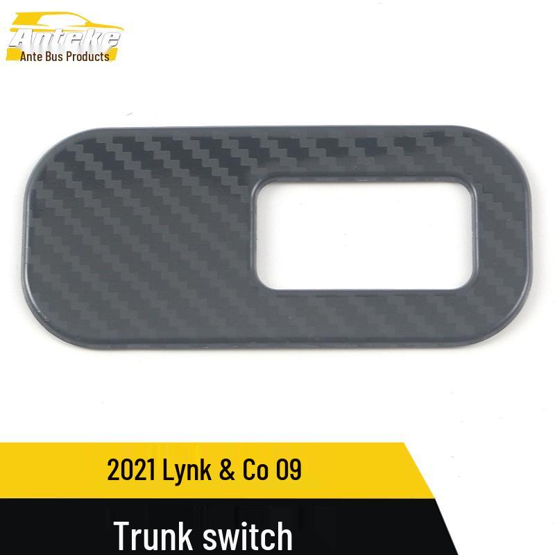 21 Lynk&Co 09 Trunk Switch Stainless Steel Tailgate Button Decorative Sticker