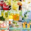 Easy Twist Release Ice Block Mold Free of BPA Silicone Ice Cube Mold Ice Ball Molds  Ice Making