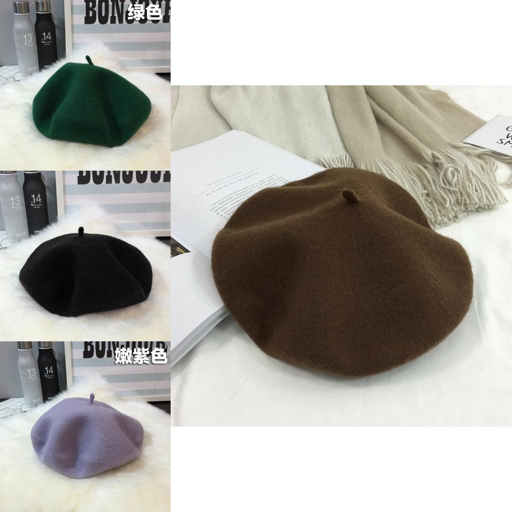 Cozy Warm Wool Beret For Women Perfect For Fall And Winter Casual Stylish