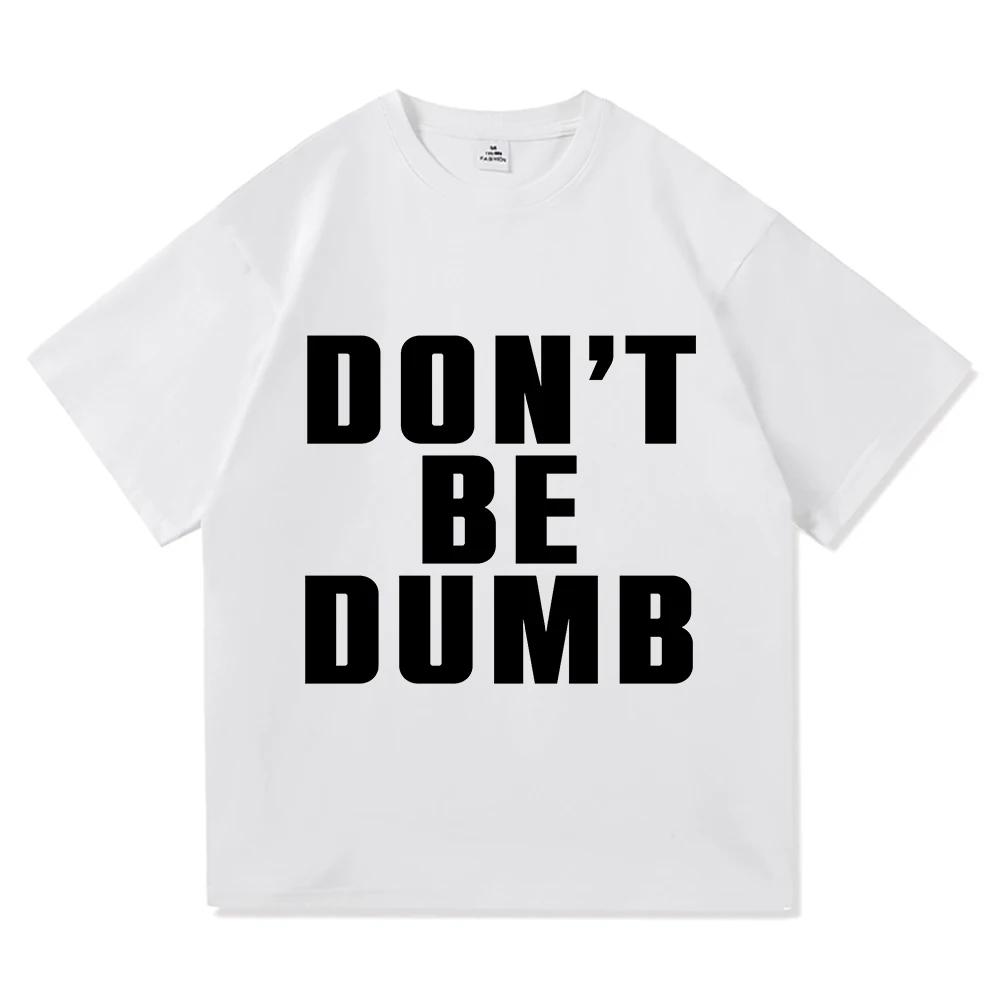A Rocky 2026 New Album Dont Be Dumb Tee Shirt Fashion Unisex Women Clothing Harajuku High Quality Tops Cotton TShirts Vintage