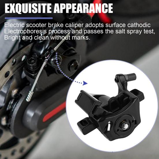 Electric Scooter Disc Brake Aluminum Alloy Electric Scooter Mechanical Brake Caliper Replacement Parts for Xiao Mi Pro 3/4