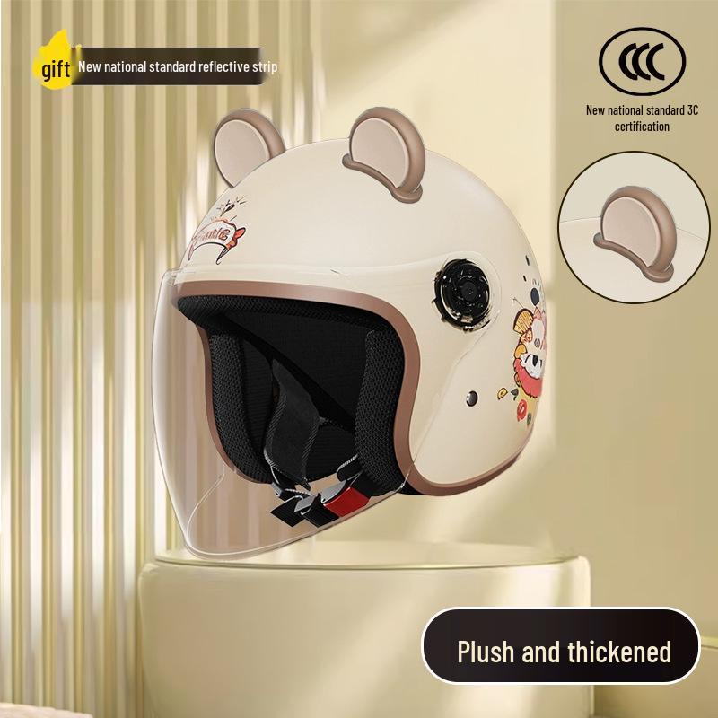 Women's Unisex Winter Warm Half Helmet for Electric Scooter/Motorcycle with Free Shipping