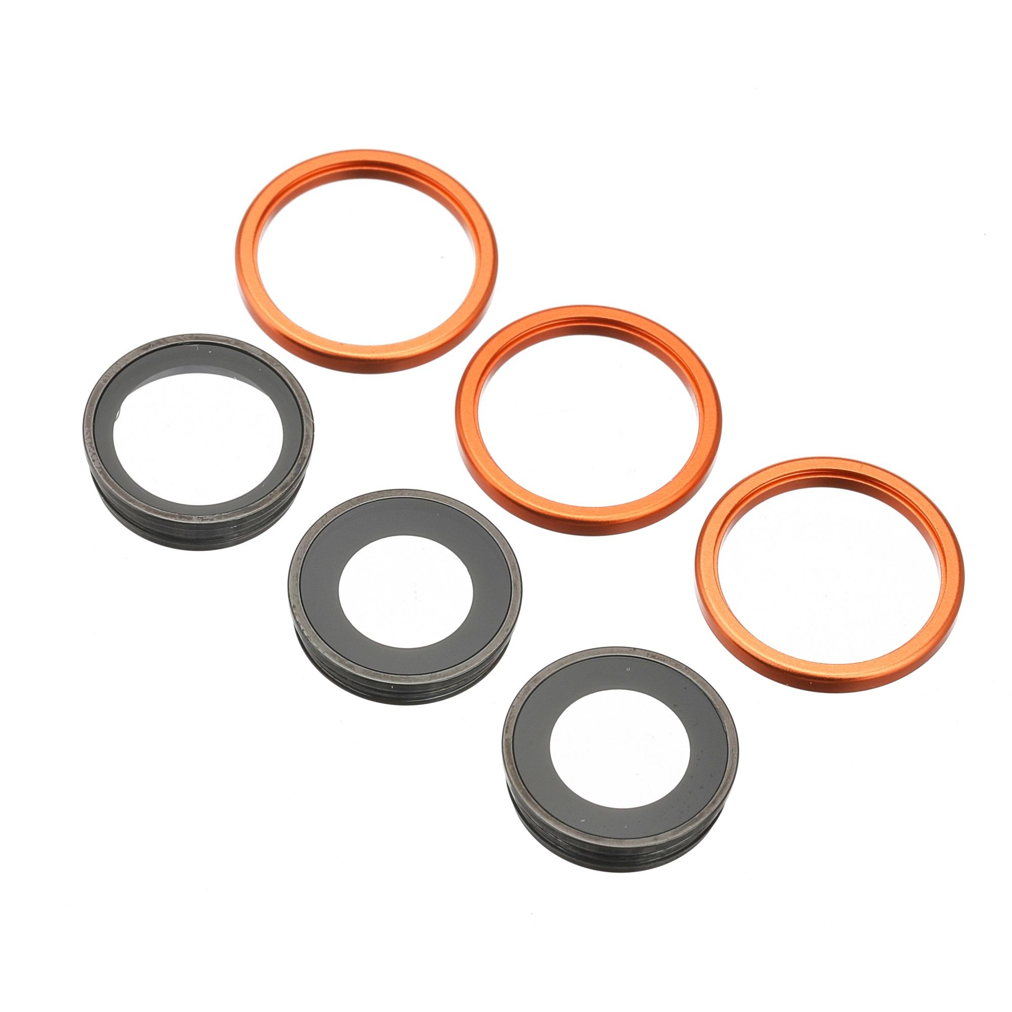 

For iPhone 17 Pro Max OEM Back Camera Lens Ring Cover with Glass Lens (without Logo)
