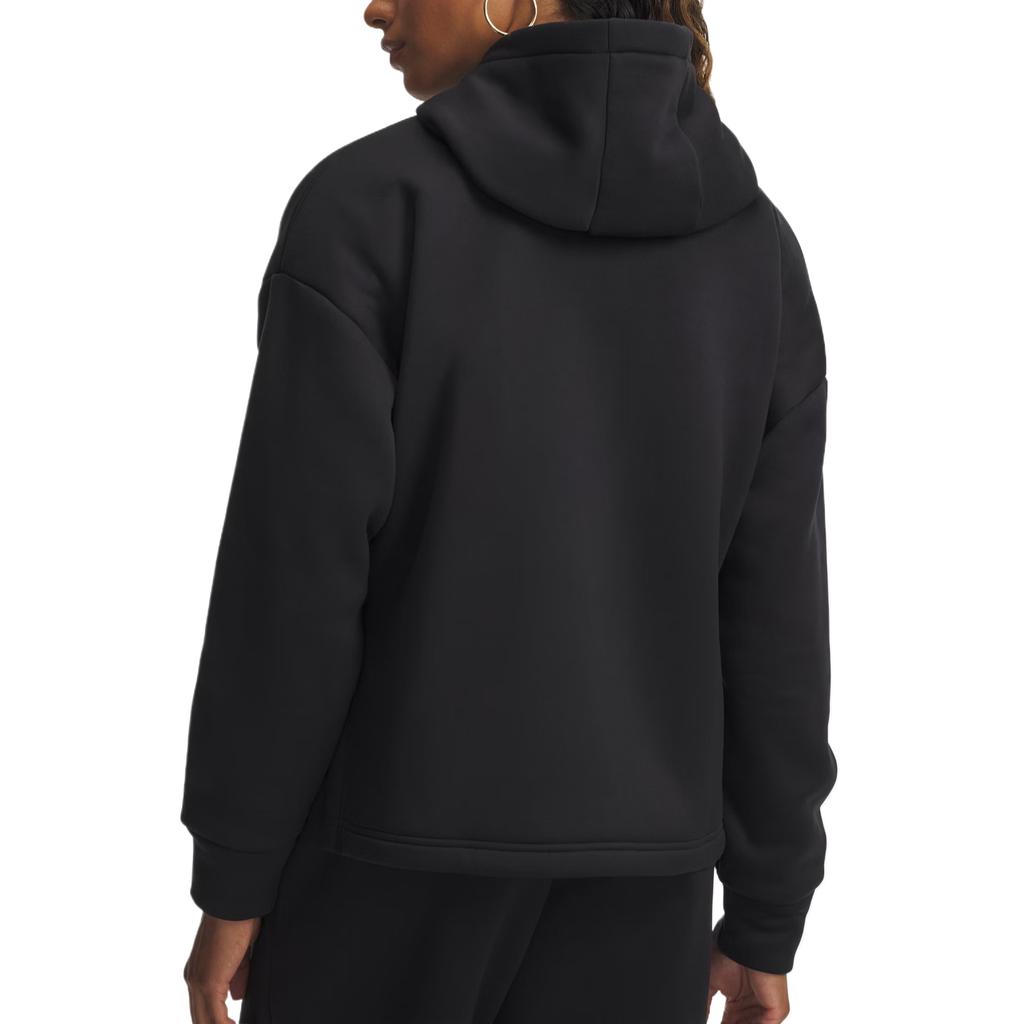 Under Armour Armour Fleece Hooded Solid Long Sleeve Loose Sweatshirt Women sweatshirt 6004867-004