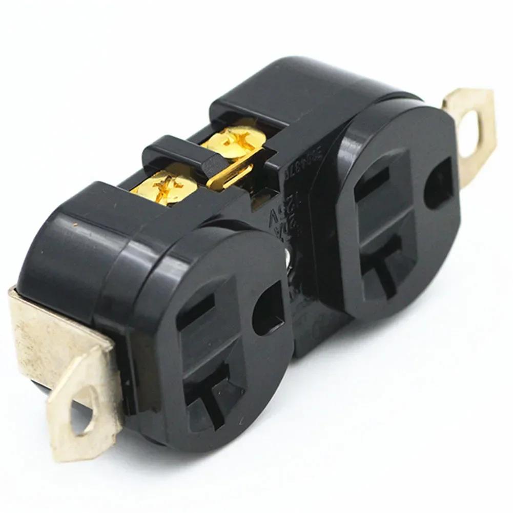 Double Industrial Plug Socket 20A 125V Double Industrial Plug For Commercial Industrial Locations E-09 Generator Socket