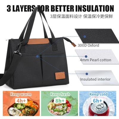Bolsa triangular de aislamiento térmico de moda, bolsa de mensajero de viaje, gran capacidad, bolsa de almacenamiento para fiambrera, bolsa de aislamiento térmico bento