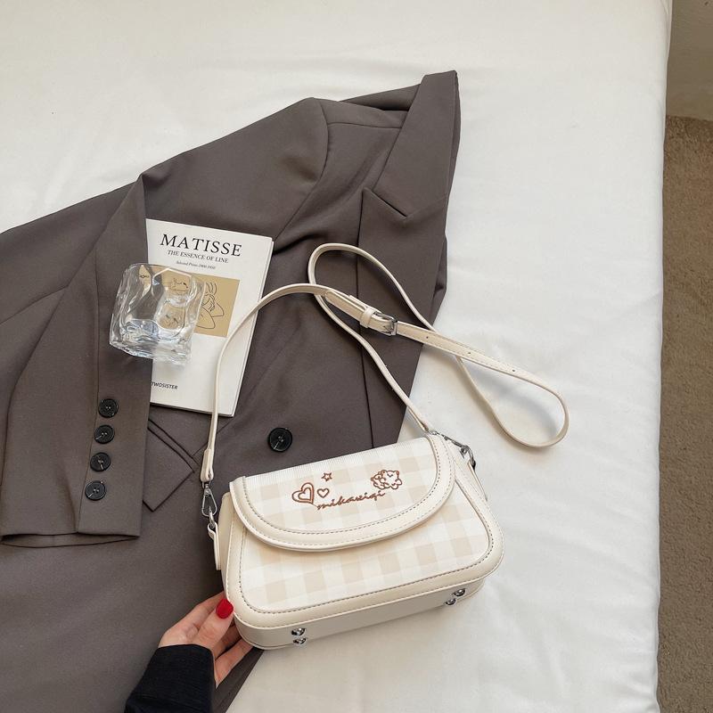 2025 Summer New Small Square Bag Fashion Trend Simple High Value Casual Shoulder Armpit Bag Fashionable Handbag