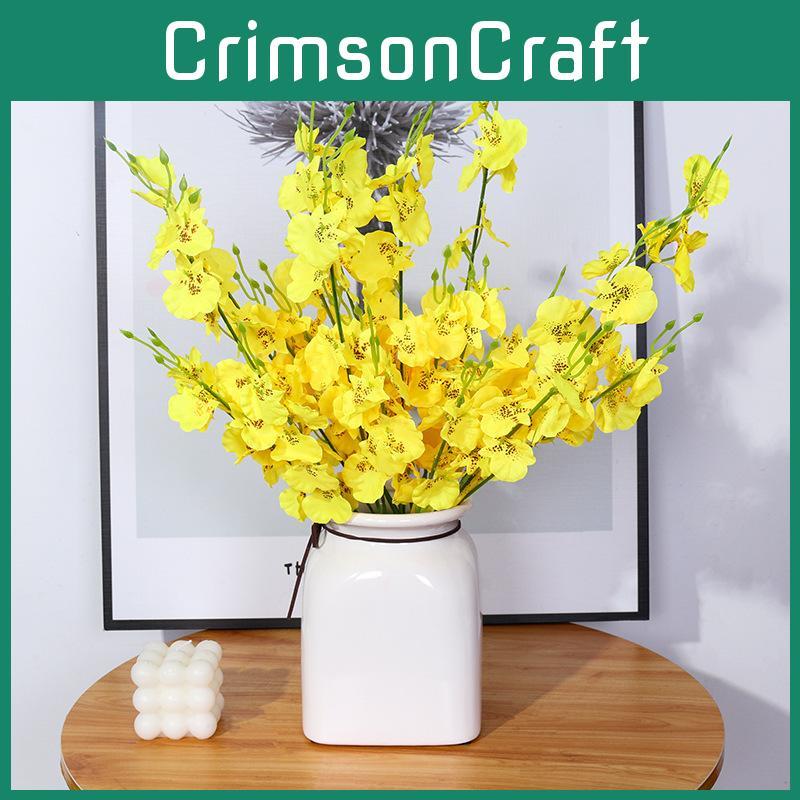 Dancing Orchid Silk Flower Arrangement For Wedding Decor And Home Styling