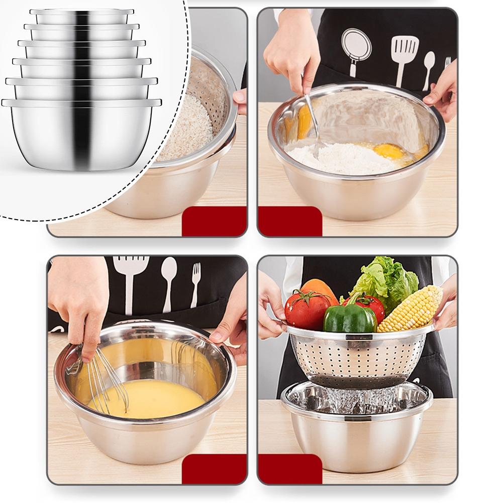 Mixing Bowls Whisking Salad Basin Kitchen Sink Easy To Clean