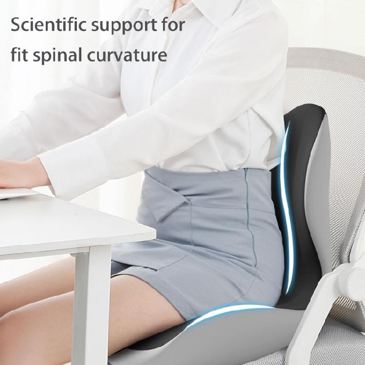 High Densities Memory Foam Ergonomic Seat and Back Cushion for Lower Back During Work