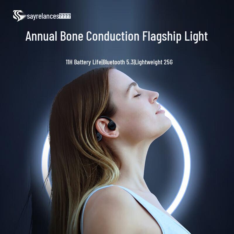 Sayrelances Air Conduction Bluetooth Headphones