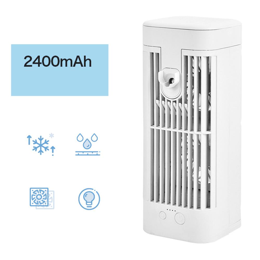 Indoor Cooling Mini Air Conditioner Usb Powered Portable Fan Cooling Experience Compact Air Conditioner Battery Life Options