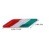 DONFAMDS 2 Paare Karosserieaufkleber Italienische Flagge Aufkleber Autoemblem Auto De Italien Aufkleber