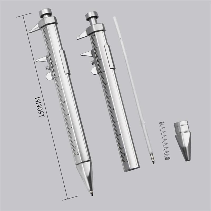 Multifunction Caliper Pen Ball-Point 0.5mm Ballpoint Pen Gel Ink Pen Vernier Caliper Roller Ball Pen Creativity Stationery