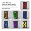 Solar Led House Number Sign Wall Mounted Rgb Digital Address Numbers Plaques Wall Light For Villa